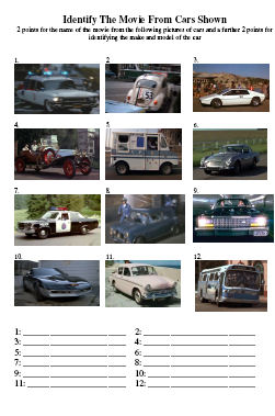 Car Manufacturers Picture Quiz
