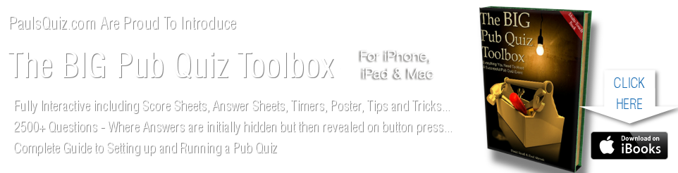 The Big Pub Quiz Toolbox
